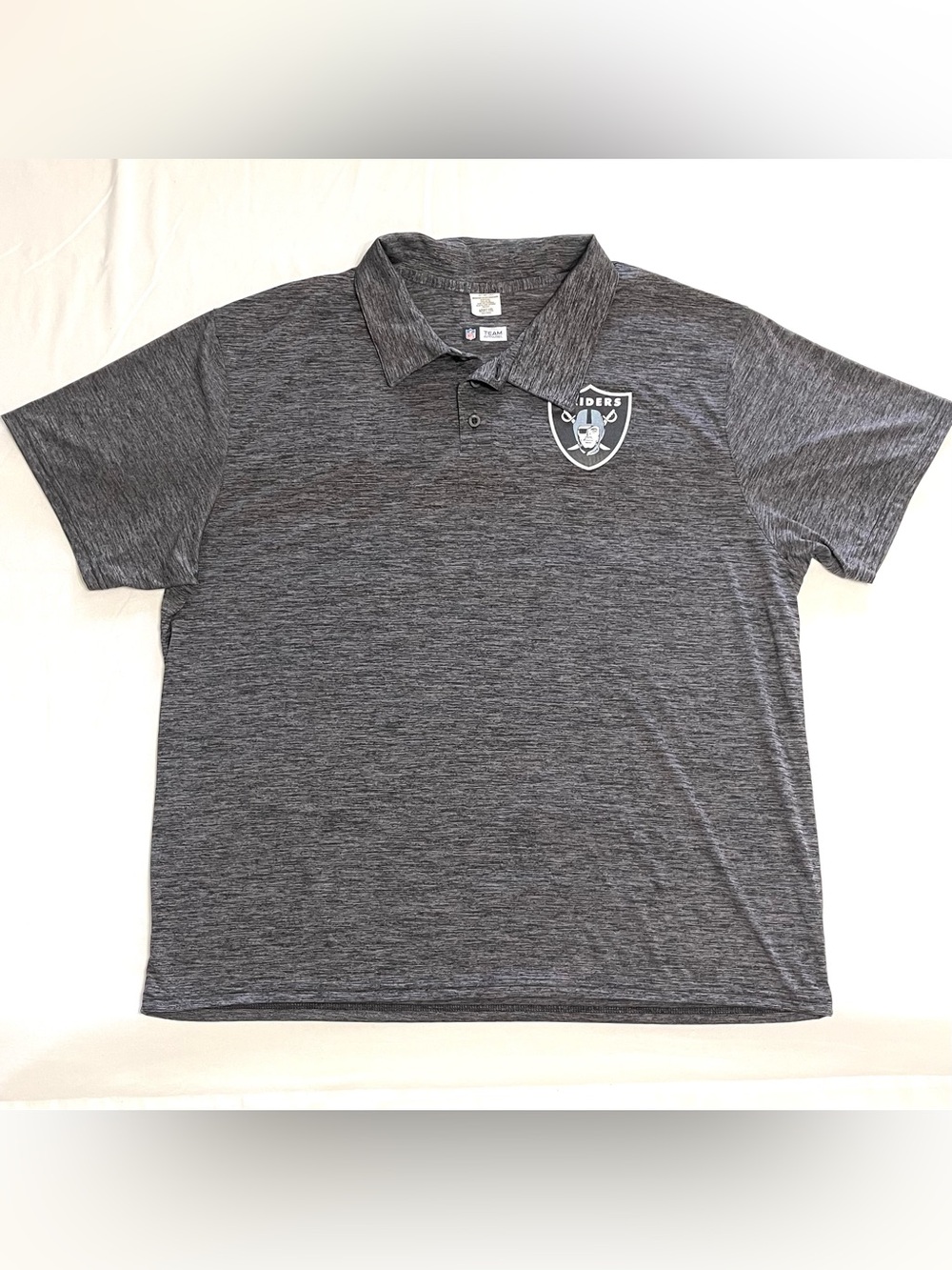 Las Vegas Raiders Football Short Sleeve Golf Sports Polo by NFL Team Apparel Men